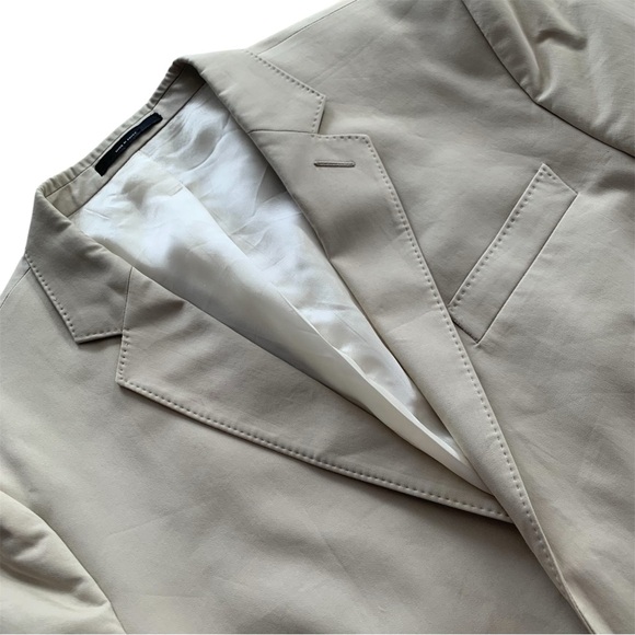 Express Light Tan Tailored Suit Jacket Blazer Formal Workwear - Picture 2 of 15